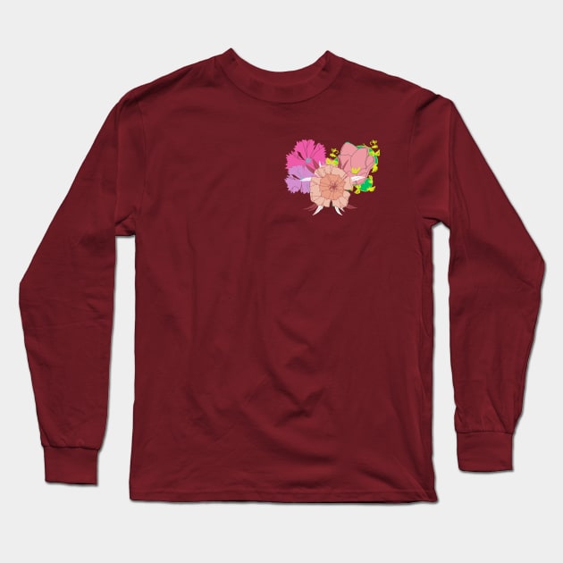 floral art Long Sleeve T-Shirt by a2nartworld